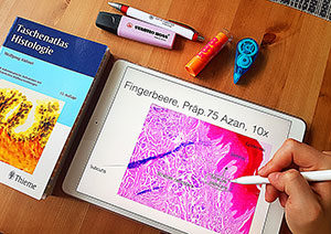 Viele Studenten verwenden Tablets und eBook-Reader zum Lernen.